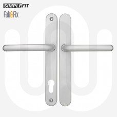 Simplefit by Fab & Fix Balmoral Lever/Lever Sprung 92PZ Door Handle Blanks - Medium Cover (243BP/211CRS) 